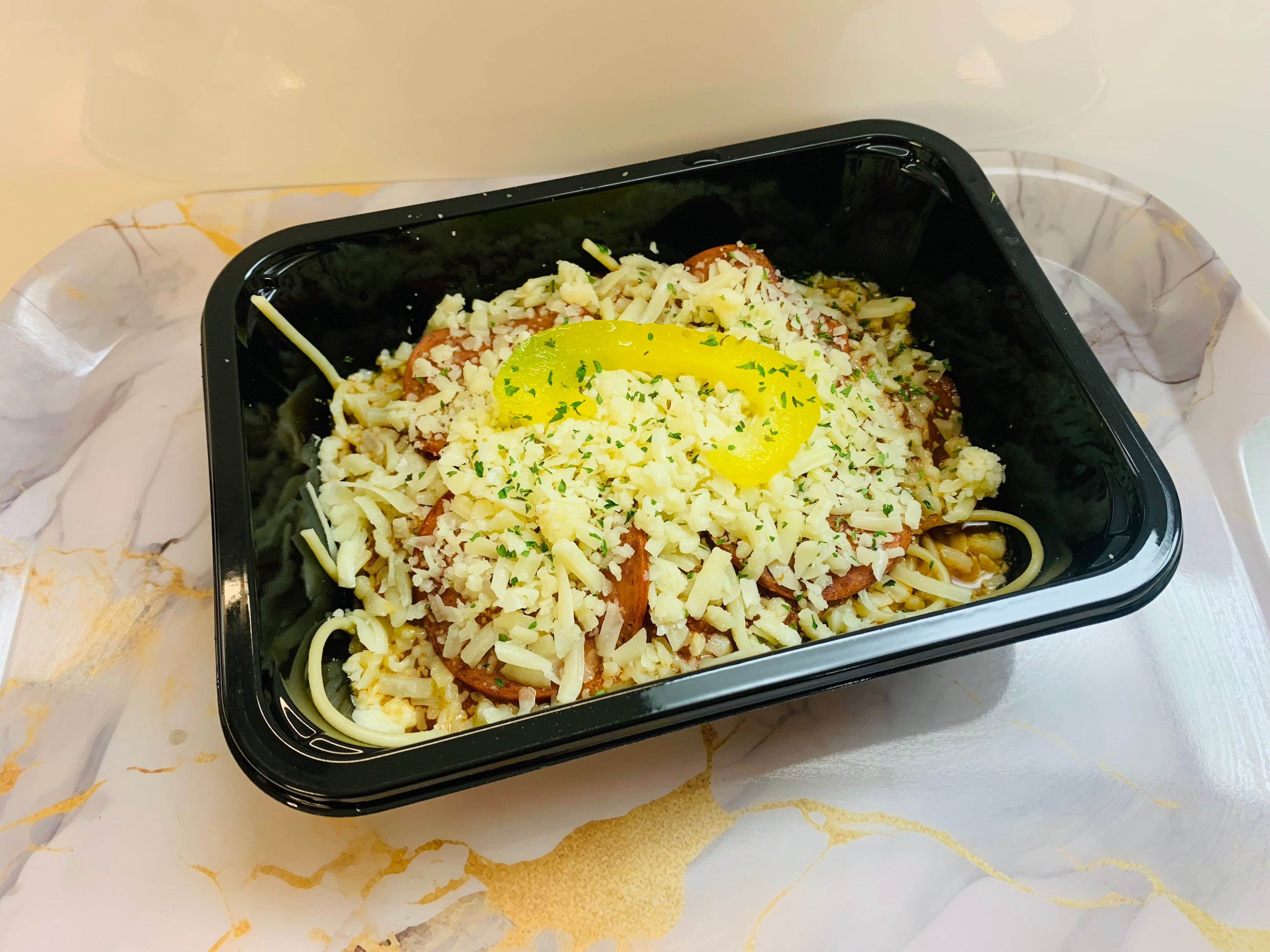 Spaghettini tout-garnie