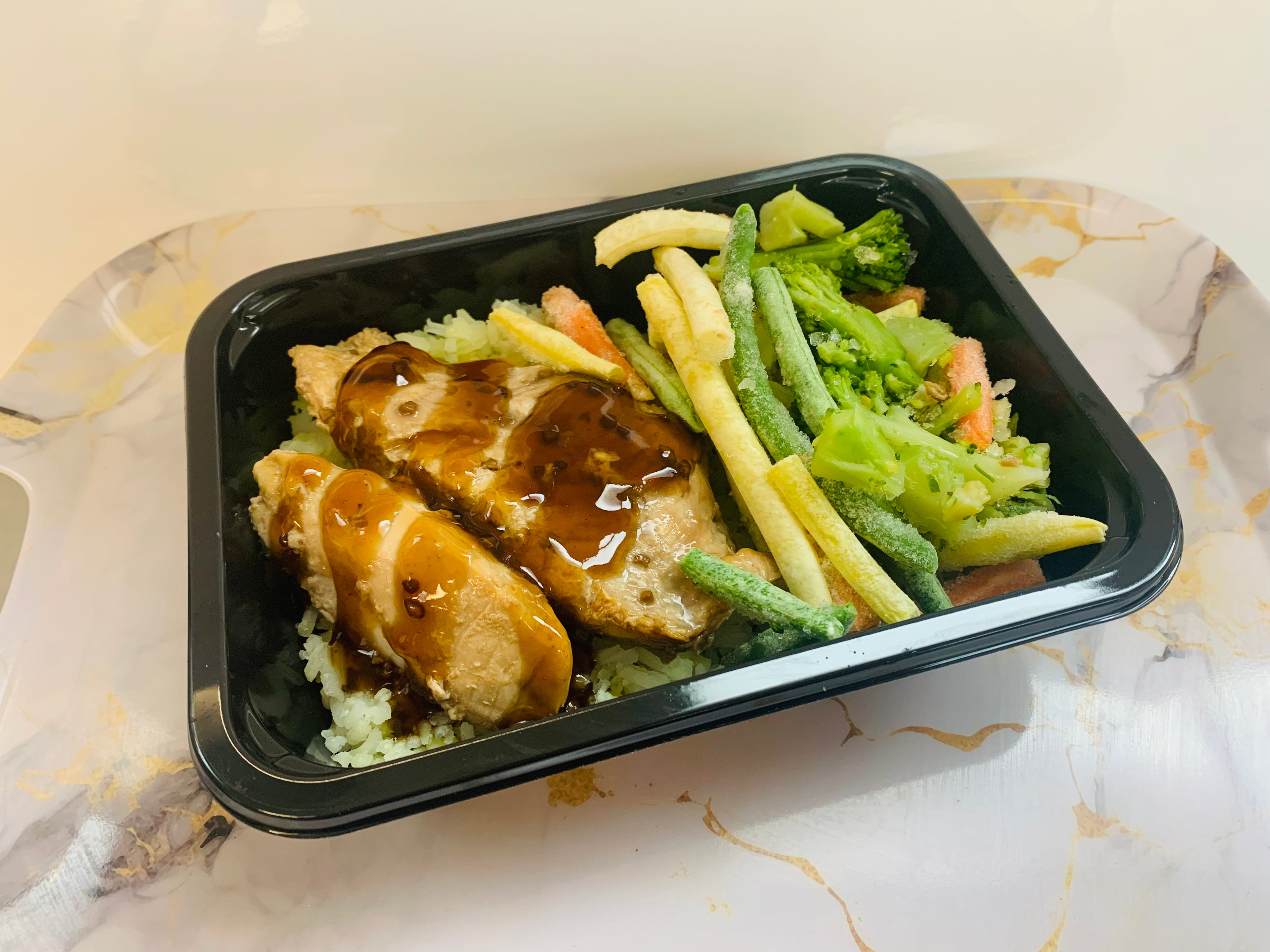 Poulet miel et ail