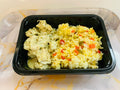 Cubes de poulet à la grecque avec riz aux légumes