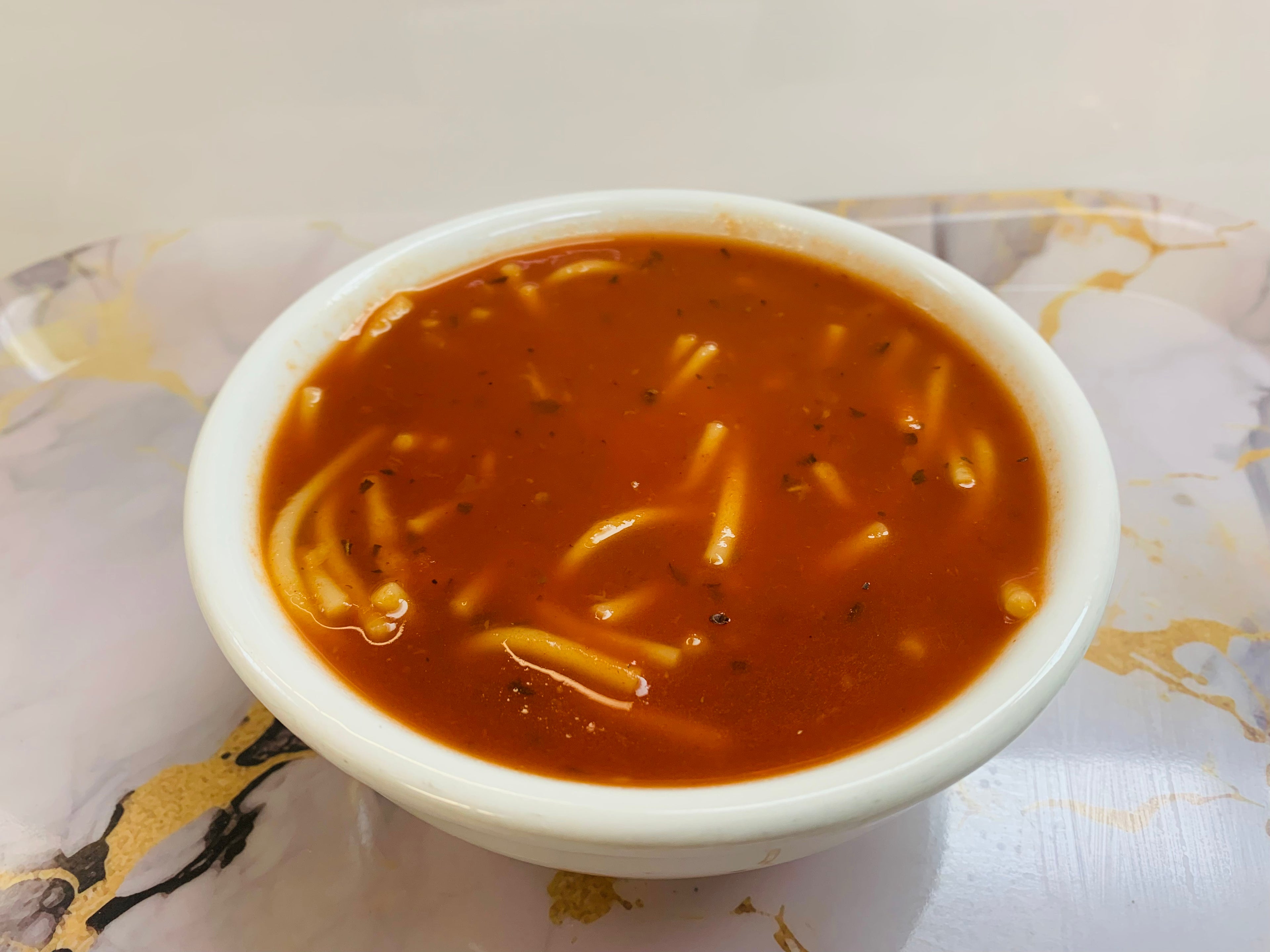 Soupe tomate et basilic
