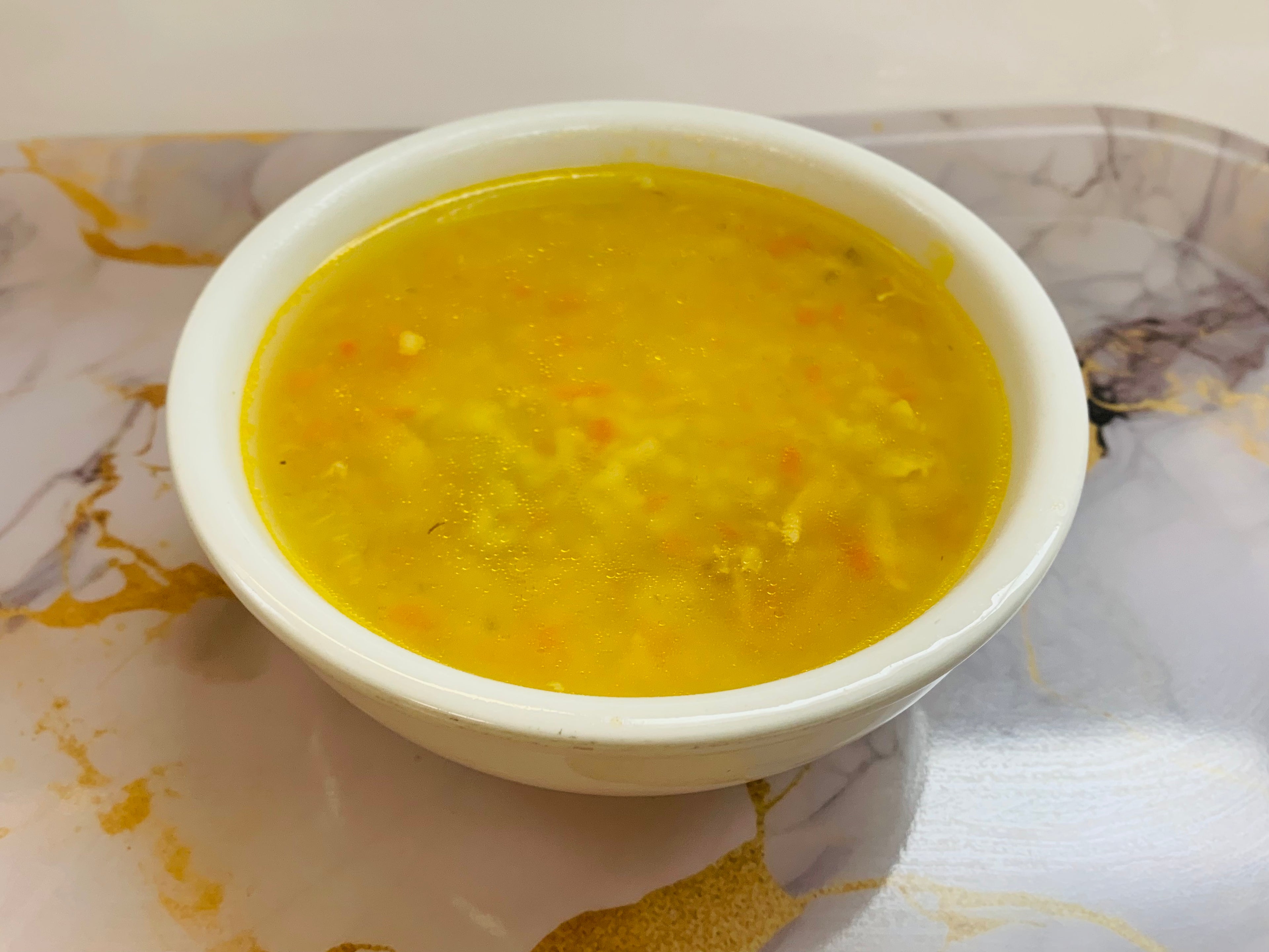 Soupe poulet et riz